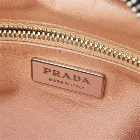 womens prada milano stamped shoulder bag